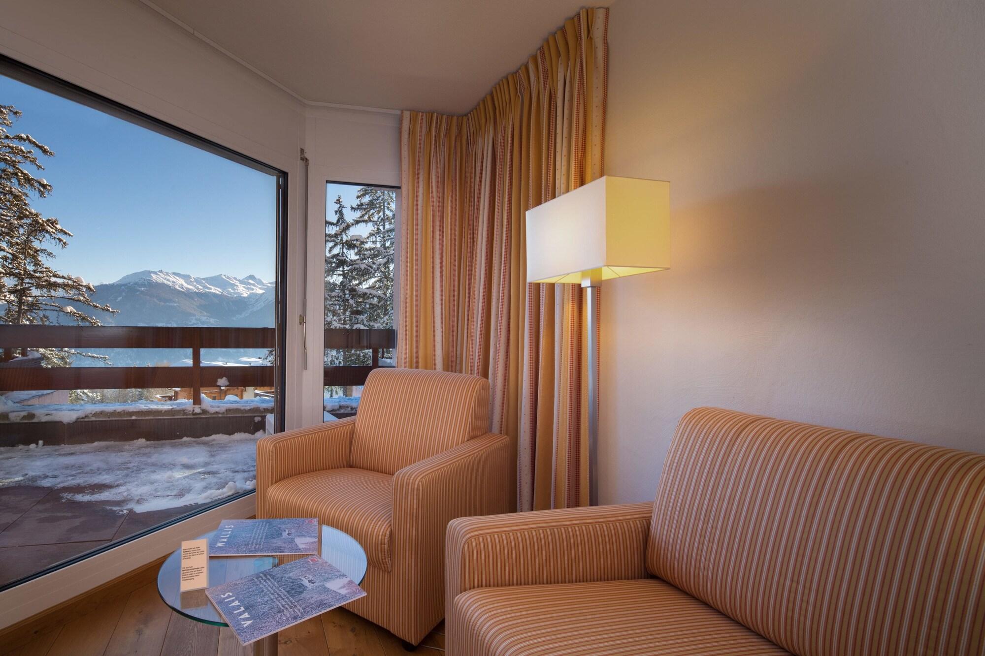 Hotel Helvetia Intergolf Crans-Montana Exterior foto