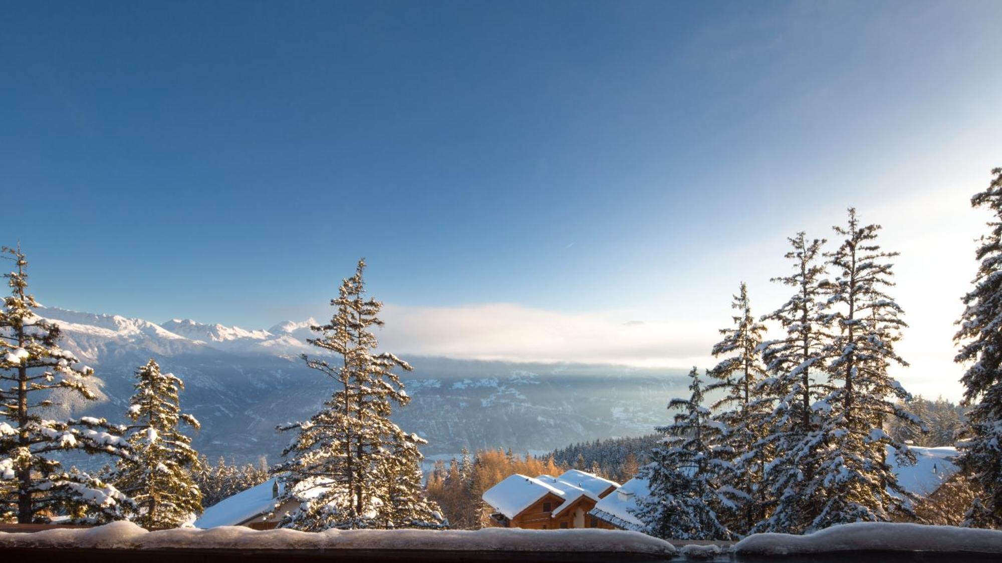 Hotel Helvetia Intergolf Crans-Montana Exterior foto