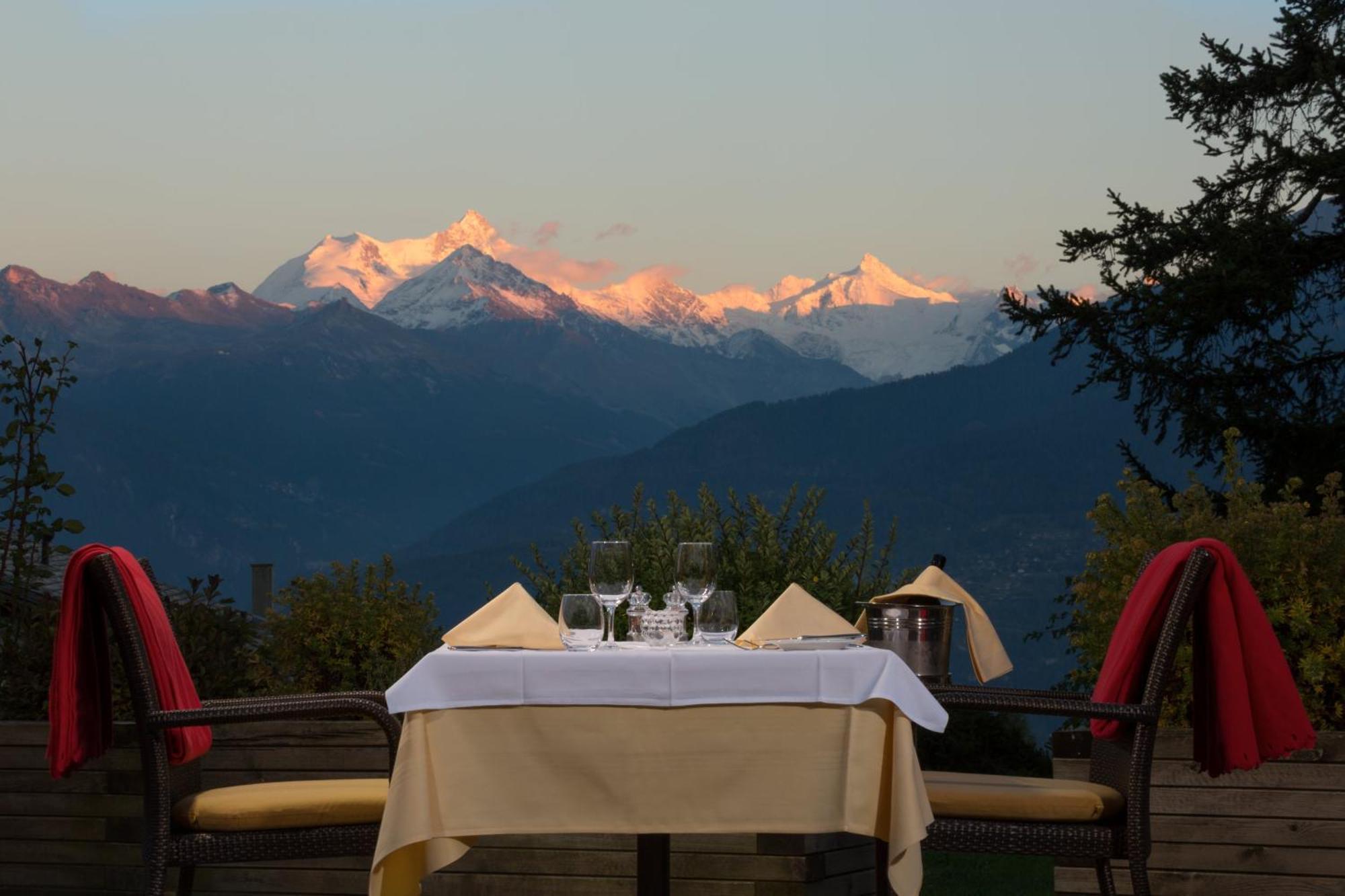 Hotel Helvetia Intergolf Crans-Montana Exterior foto